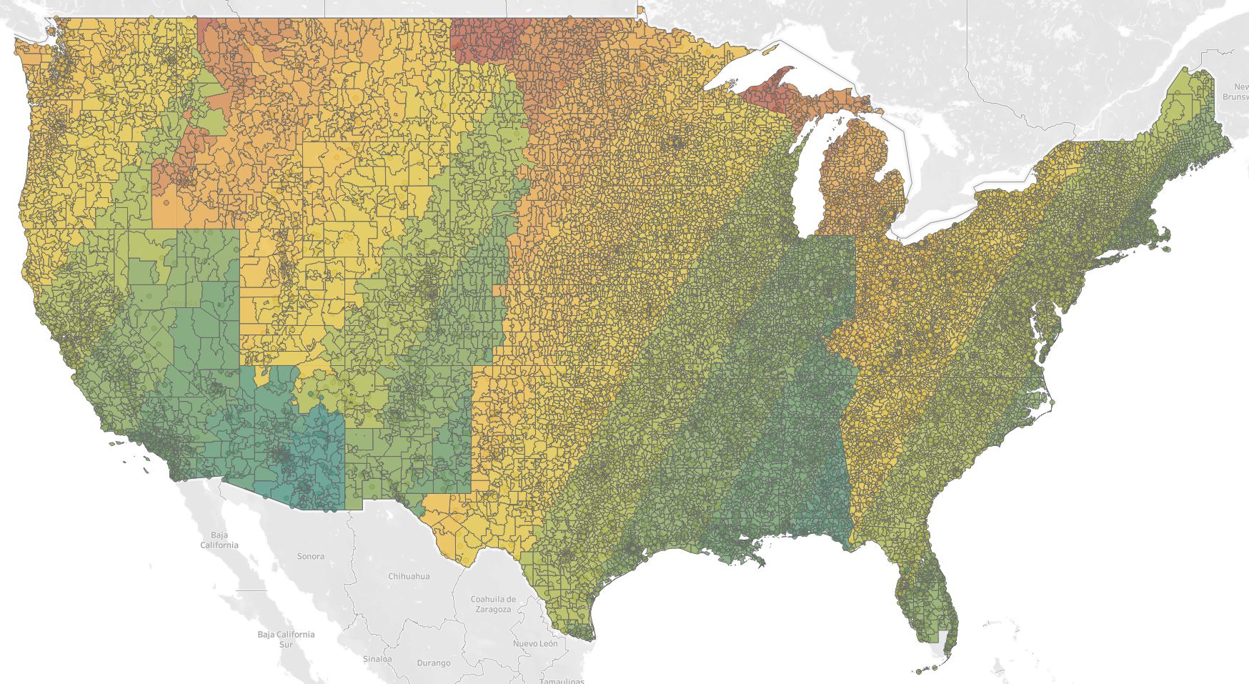 CONUS if Indiana stopped observing DST on summer solstice 2023